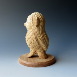 木彫　妖怪アマビエ 3枚目の画像