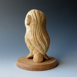 木彫　妖怪アマビエ 4枚目の画像