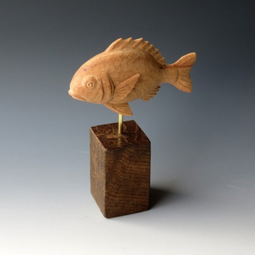 手作り オブジェ 大きな真鯛 マダイ アート 造形看板 美術品