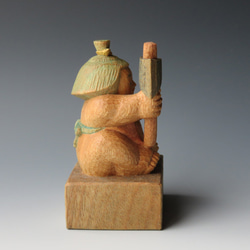 木彫五月人形　金太郎 4枚目の画像