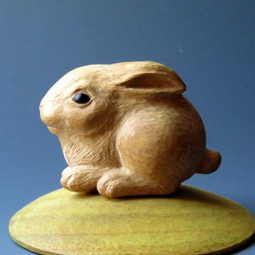 香合　うさぎ（7ｃｍ） 干支シリーズ ミニカップ 「卯」（う）