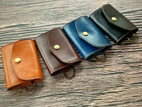 受注製作（納期約2週間）】 栃木レザー＊6連キーケース＆カードケース