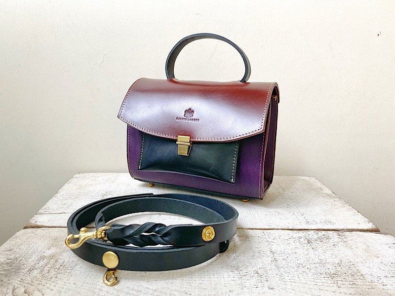 【受注製作（納期1.5〜2ヶ月）】ミニバッグ「czech（チェコ）」viola