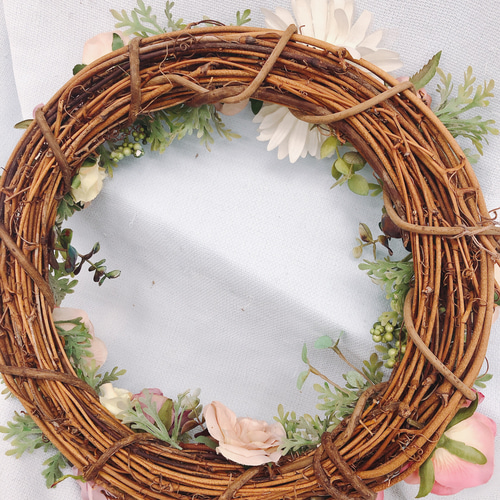 春の花リース アートフラワー Shizuka 通販 8739254｜Creema