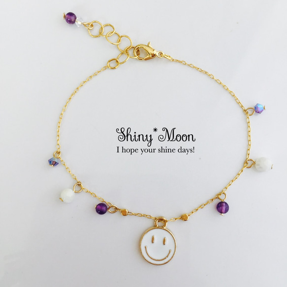 スマイルブレスレット-W ブレスレット Shiny*Moon 通販 5085956