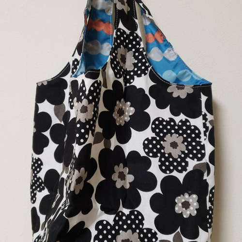 marimekko shopping bag フラワーパターン エコバッグ