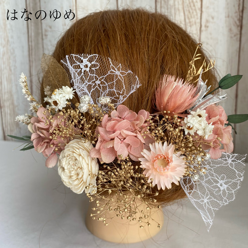 ヘッドドレス♡オーダーページ　プリザーブドフラワー/ドライフラワー/髪飾り/花 ヘッドドレス♡オーダーページプリザーブドフラワー/ドライフラワー/髪