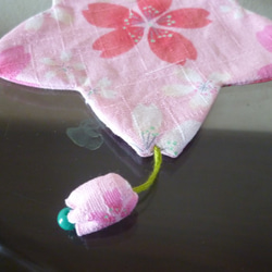 桜とつぼみのコースター2個 3枚目の画像