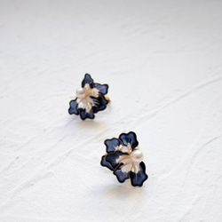 ＜SAPPHIRE BLUE＞ IRIS｜Pearl Earrings 9枚目の画像