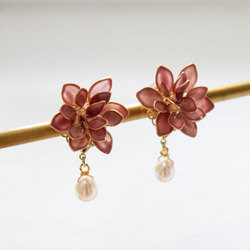 ＜ROSE TAUPE＞ VERA HIGGINS｜Pearl Earrings 3枚目の画像