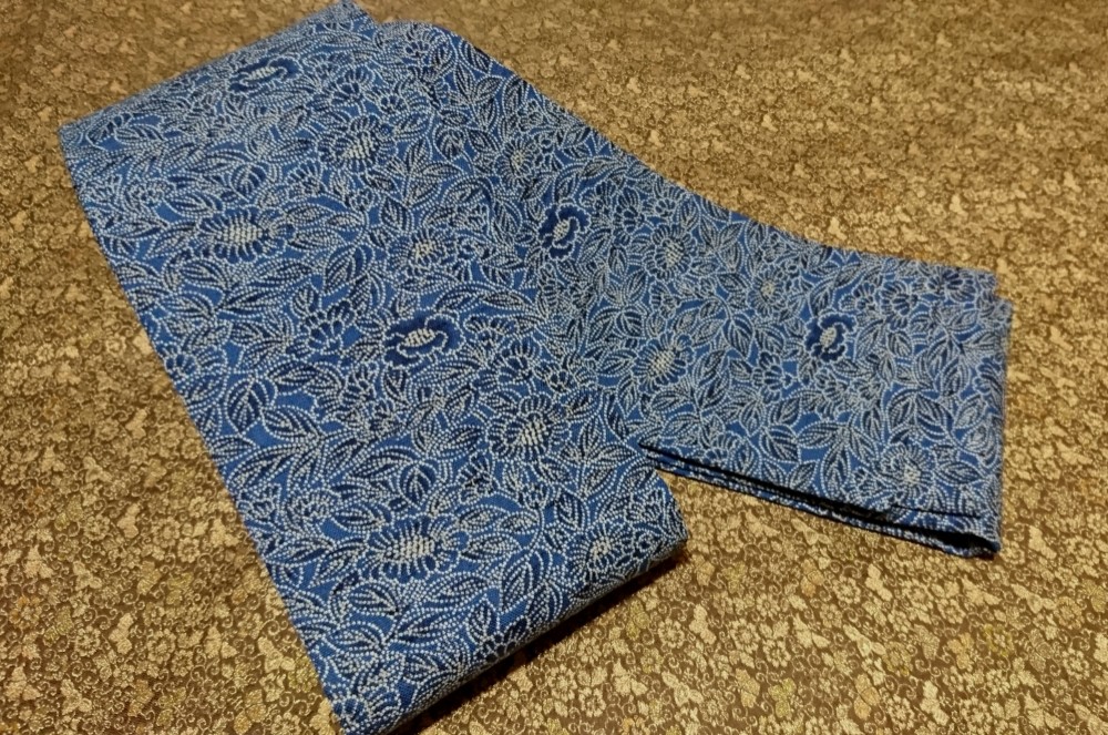 創作帯☆角帯 小紋柄 巾約12cm