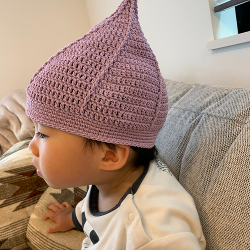 ホイップ帽子【Lサイズ】 帽子(ベビー・キッズ) haru.knit 通販 