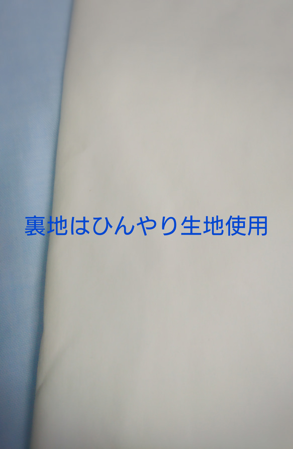 再再再…販   夏マスク  接触冷感【選べる4色】ノーズワイヤー入り ＊受注制作＊ 4枚目の画像