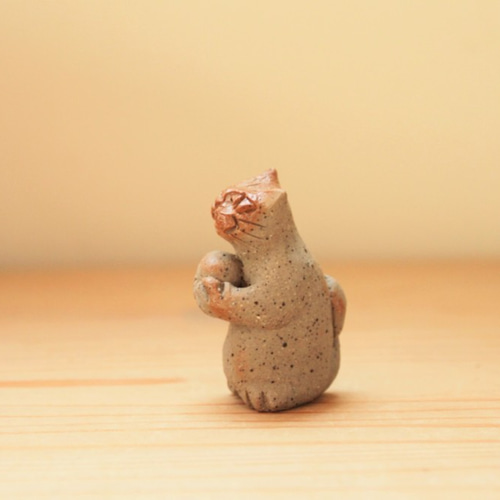 備前焼 つれてってネコ まねきねこ その他置物 トトクマ舎 通販