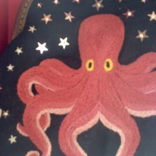 美品 2023SS マーブルシュッド octopus BIGTEE タコ 刺繍 octopus BIG TEE | marble SUD (Women/大きい