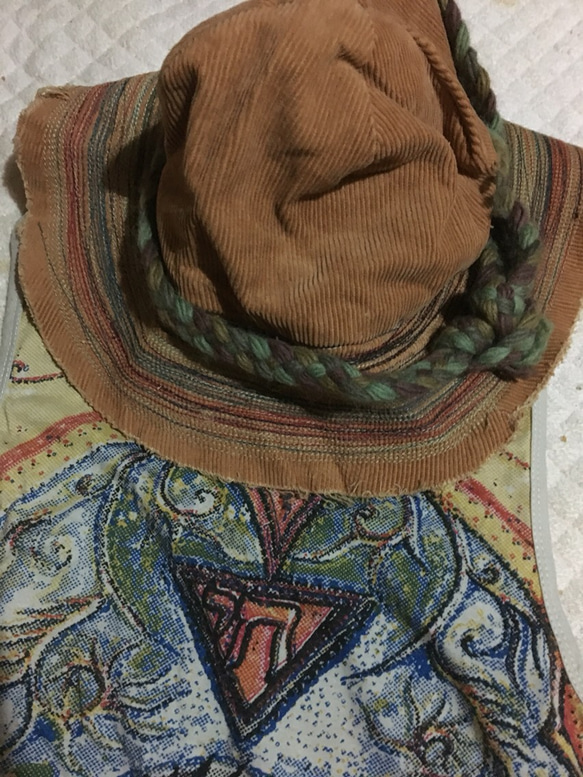 ハンドメイド ボヘミアン帽子 1枚目の画像