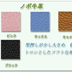 免運費 [我們將按照您的顏色製作] Harako &amp; 帶捲軸的皮革通行證盒、普通盒、ICOCA、SUICA、錢卡 第5張的照片
