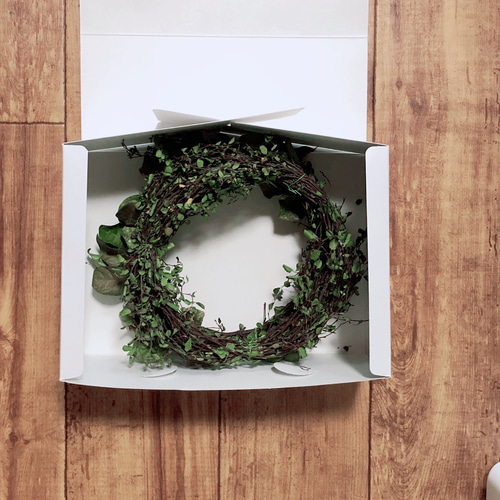 ドライフラワー リース土台 ワイヤープランツ ハツユキカズラ 2台 麻