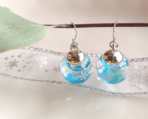 【1194】ガラスドームのピアス／イヤリング 1194】ガラスドームのピアス／イヤリング 1194】ガラスドームの