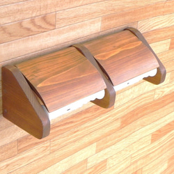 木製トイレットペーパーホルダー Ver.11（オーク） 2枚目の画像