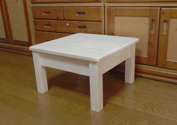 木製ハンドメイド【テーブル】45×45 1枚目の画像
