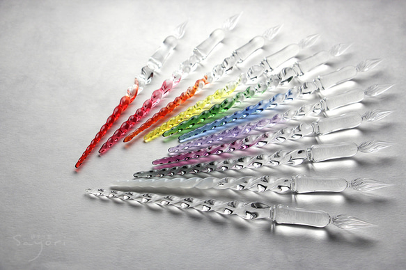 受注制作】ガラスペン -kou彩- ペン・筆記用具 硝子工房 Sayori