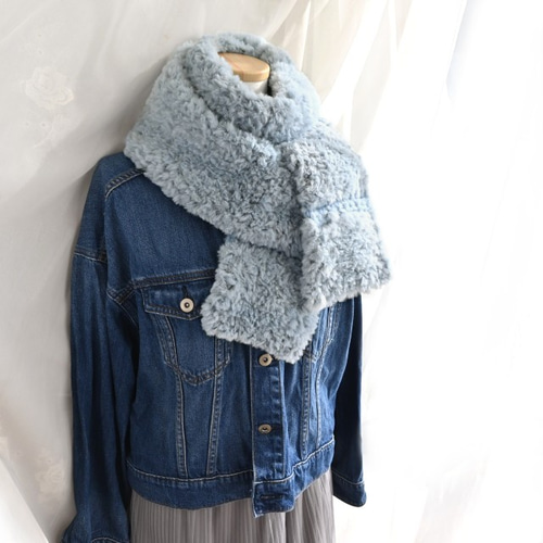 新作特別価格！】 極上の温かさ！ もっふもふファーのふわふわマフラー