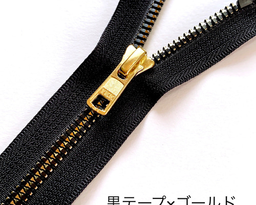 USA製 超絶人気ブラックダブルニー 金ボタン 極上フェード YKKジップ YKK】エクセラファスナー 3号ダブル ゴールド（本金） DF2E 黒/焦茶