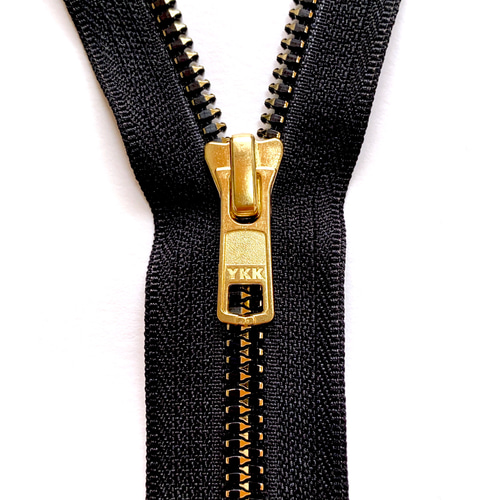 YKK 5号 オープン 70cm 海外ファスナー METALUXE箔転写物理研磨 その他