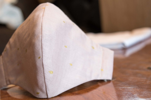 日本製ダブルガーゼ立体マスク 鼻ワイヤー入り 6枚目の画像