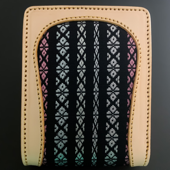 二つ折り財布【博多織×レザー 】（BEYOND LEATHER） 