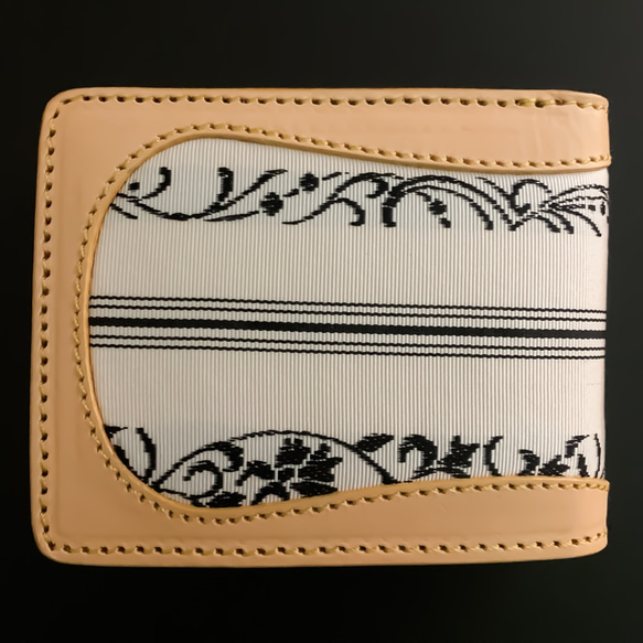 二つ折り財布【博多織×レザー 】（BEYOND LEATHER） 2枚目の画像