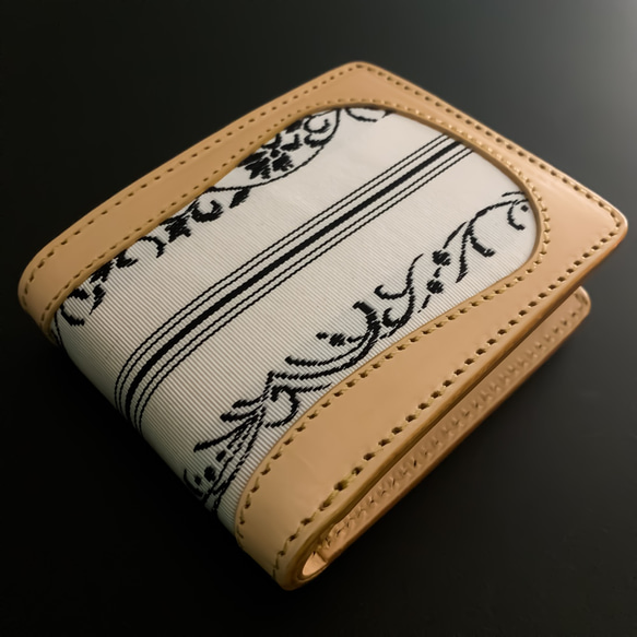 二つ折り財布【博多織×レザー 】（BEYOND LEATHER） 