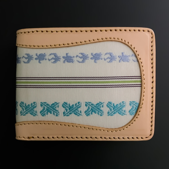 二つ折り財布【博多織×レザー 】（BEYOND LEATHER） 