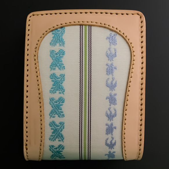 二つ折り財布【博多織×レザー 】（BEYOND LEATHER） 