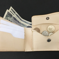 二つ折り財布【博多織×レザー 】（BEYOND LEATHER） 7枚目の画像