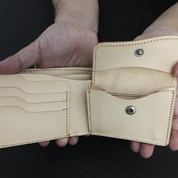 二つ折り財布【博多織×レザー 】（BEYOND LEATHER） 8枚目の画像