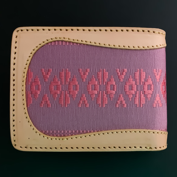 二つ折り財布【博多織×レザー 】（BEYOND LEATHER） 