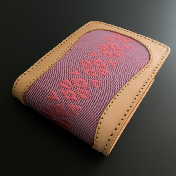 二つ折り財布【博多織×レザー 】（BEYOND LEATHER） 