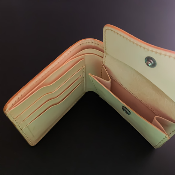 二つ折り財布【博多織×レザー 】（BEYOND LEATHER） 