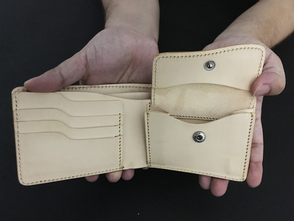 二つ折り財布【博多織×レザー 】（BEYOND LEATHER） 