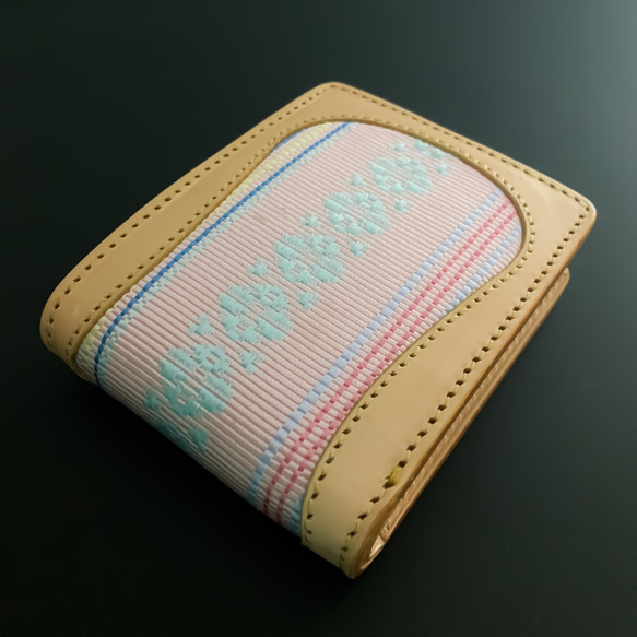 二つ折り財布【博多織×レザー 】（BEYOND LEATHER） 