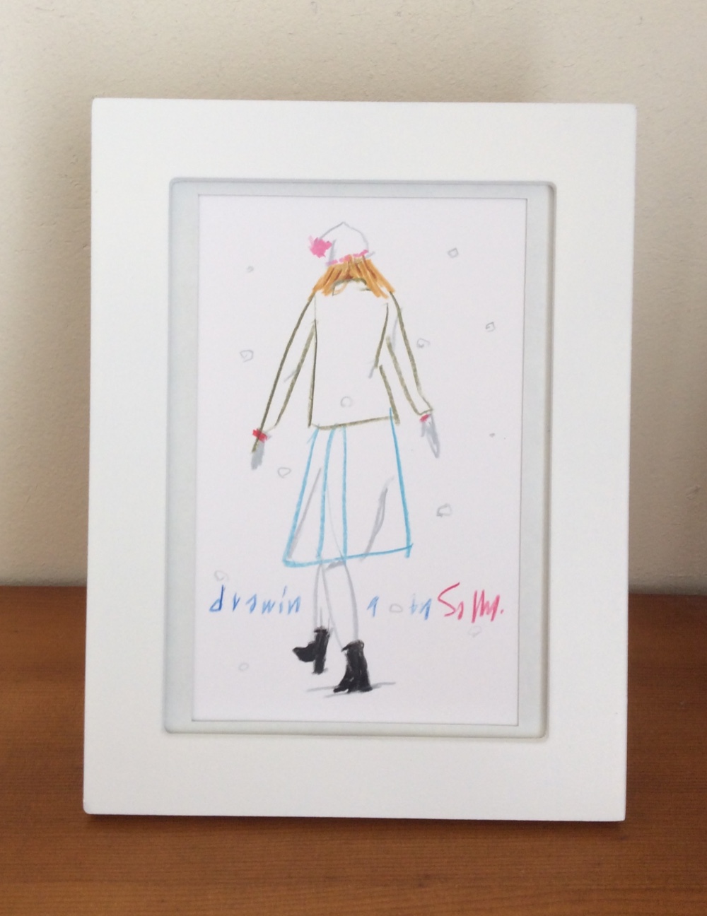 Snow Day オリジナルイラスト 原画 Ω イラスト 