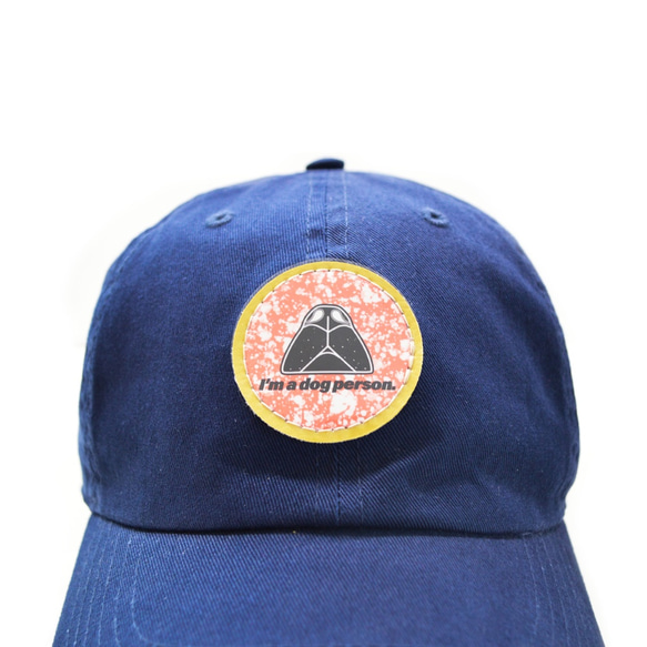 I’m a dog person. コットンキャップ (Navy) 6枚目の画像