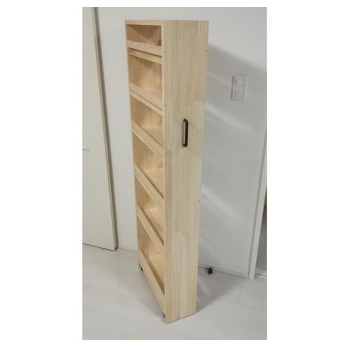 サイズオーダー可】隙間収納（冷蔵庫横） 棚・シェルフ・ラック サカイ