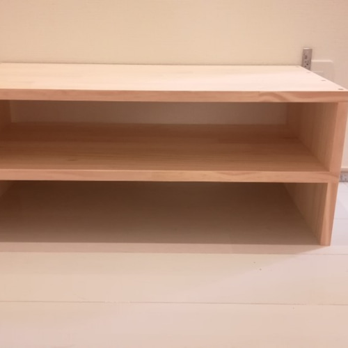 ナッキー様オーダー品2】横長コの字ラック2個組 棚・シェルフ