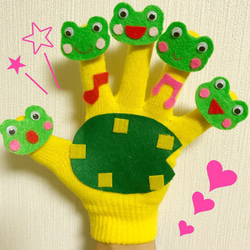 950円▶︎850円！カエルの歌の手袋シアター 1枚目の画像