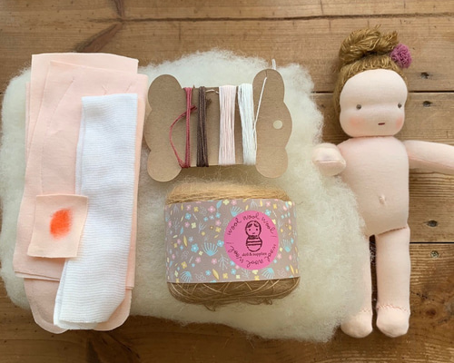 人形 材料セット① ハンドメイド Amazon | 手芸キット 32点セット 手芸モール モール人形 造形