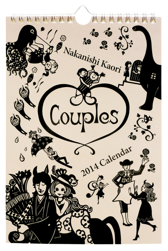 ナカニシカオリ2014カレンダー「Couples」 1枚目の画像