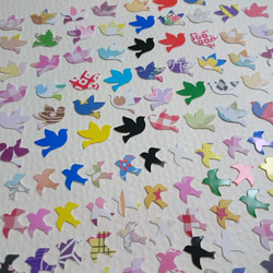 【再販】クラフトパンチ#510☆鳥 120枚 (鳩、燕)
フレークシール 1枚目の画像
